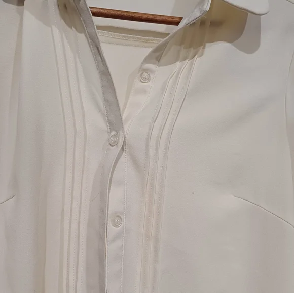 Princess Highway 8 ivory button up shirt - Picture 3 of 5